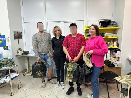 Оказали помощь контрактникам убывающим в зону СВО